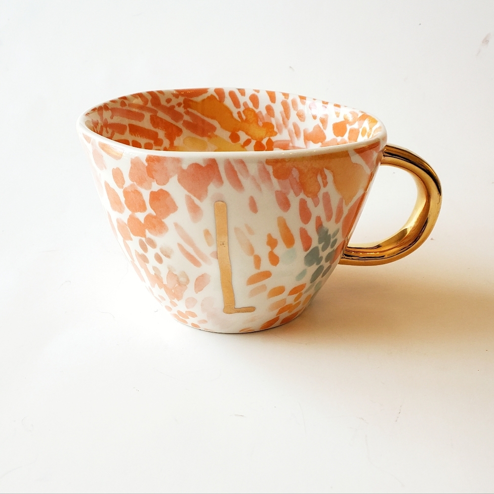 Altar'd State Sara Berrenson "Hello Beautiful" Initial Mug - "L"